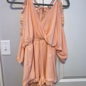 Peach romper